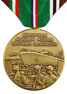 EAME with 5 bronze service stars and arrowhead