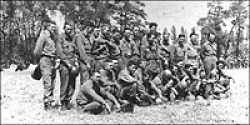 Members of the 2nd Platoon, Company L, 347th Infantry Regiment at war’s end