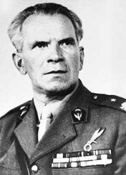 This picture was taken of Major General Stanislaw Sosabowski after Arnhem