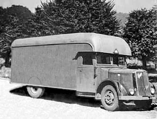 Gassing vans used by the Nazi during Operation Barbarossa 
