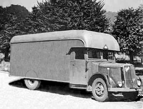 Gassing vans used by the Nazi during Operation Barbarossa 