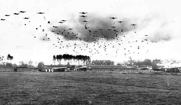 Landing at Drop Zone Overasselt