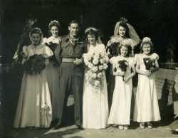 Arthur's wedding  in September 1945