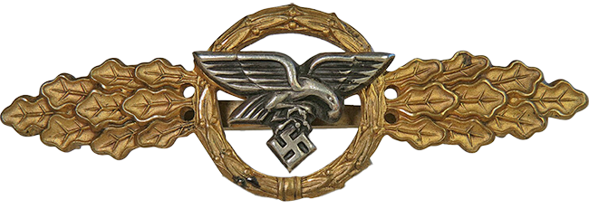 Frontflugspange in Bronze