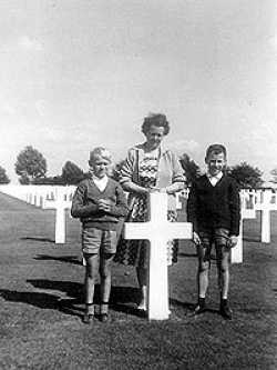 Mrs. Pal and her sons adopted Nicholas' grave at the Margraten Cemetery in Holland from 1960 onward with great dedication.