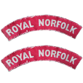 The Royal Norfolk Regiment  shoulder titles