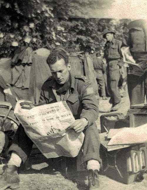 Major Tony Compton-Lundie, (at the time this picture was taken he was a lieutenant)