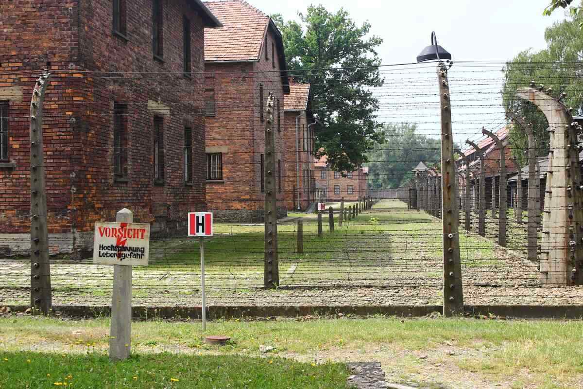 Former Polish army barracks were transformed to become Auschwitz I