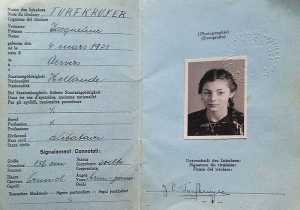Jacqueline's own passport.