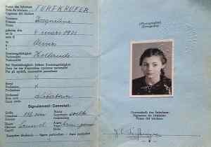 Jacqueline's own passport.