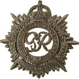 Royal Canadian Army Service Corps cap badge