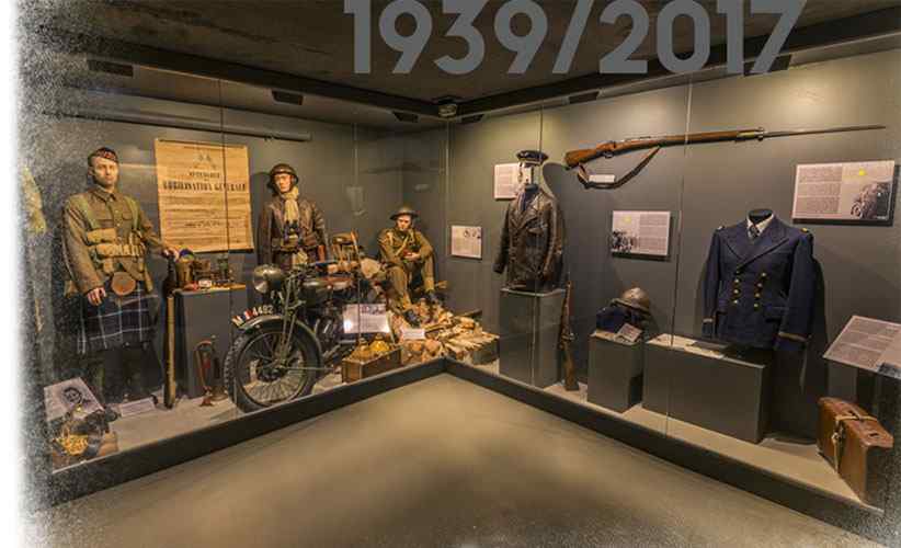 The museum is located in the former Graf Spee naval artillery battery command post bunker.