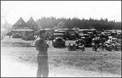 Captured German Wehrmacht vehicles