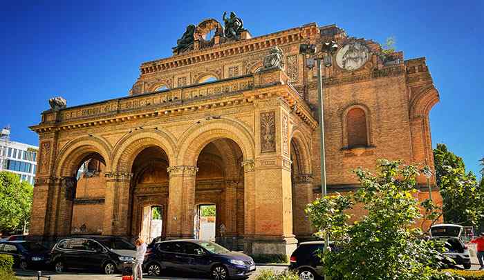 The Anhalter Bahnhof ruins