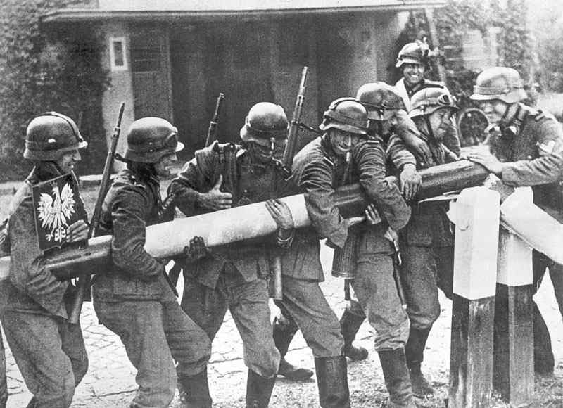 Nazi germany invades Poland iniating WW2 on September 1st, 1939. 