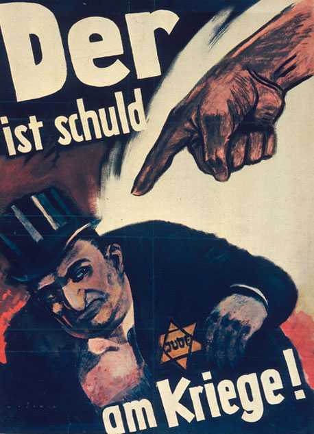 Anti Jewish poster from the German Ministry of Propaganda