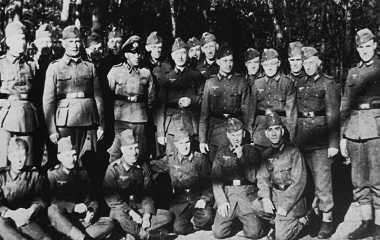 Group of German soldiers on Texel