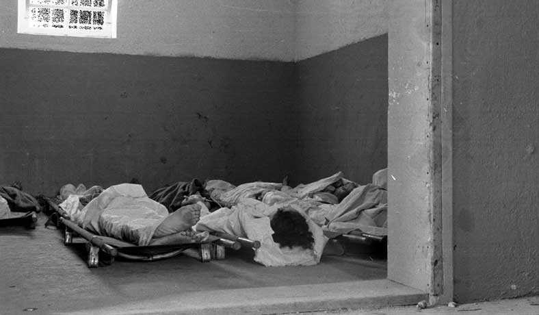 Dead prisoners at Mittelbau - Dora