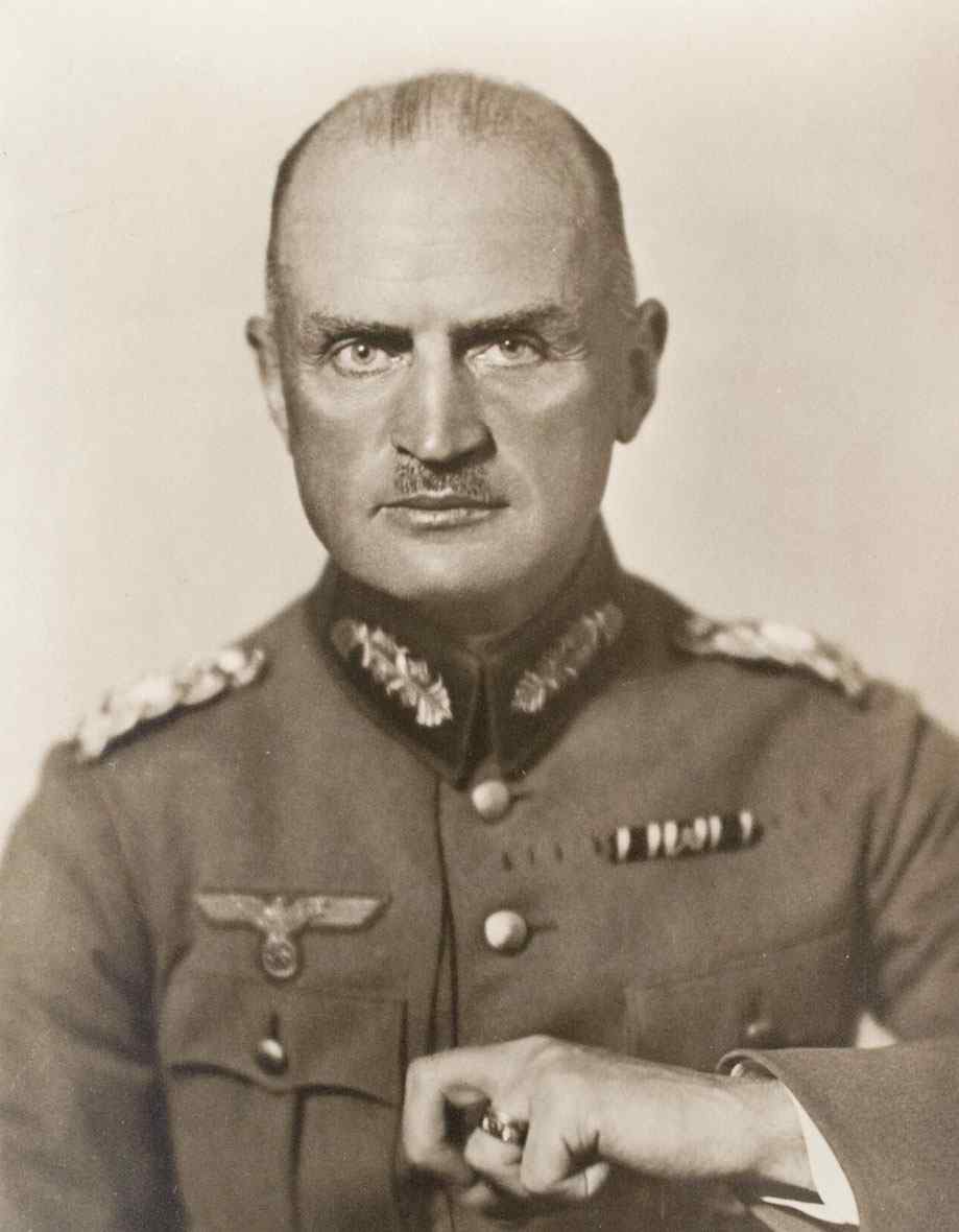 Generaloberst Johannes Blaskowitz, Commander-in-Chief of German forces in the Netherlands
