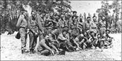 Members of the 2nd Platoon, Company L, 347th Infantry Regiment at war’s end