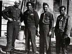From right: Walter, Lawrence Coldangelo, Carl Staycheff, and George Boheler.
