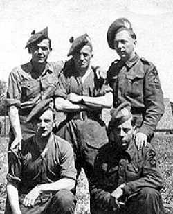 Flak Battery believed near  Wiesmar, with the Cameronians.(Bill Charles left front.