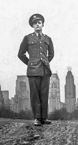 Me in Central Park, NYC in the fall of 1944 just before going overseas.