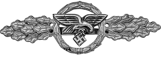 Frontflugspange in Silver