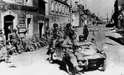 The 506th in Carentan, France where John was captured...