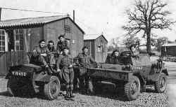 The reconnaissance vehicle, the 'Dingo' (British Scout Car) in which Daan drove