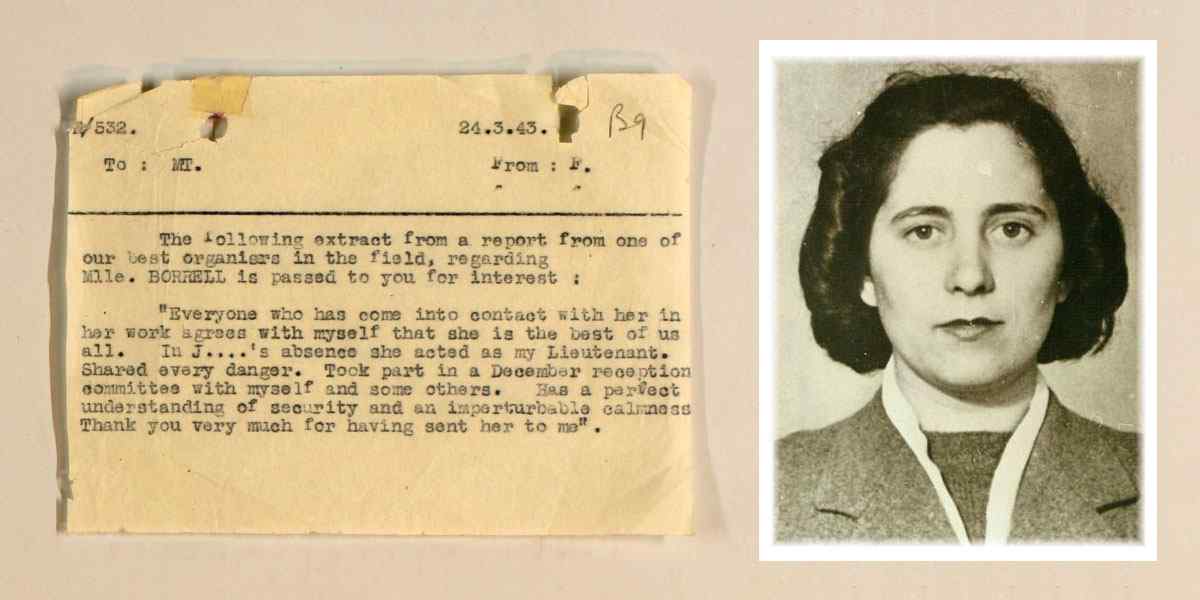 Document Andrée Borrel 1943