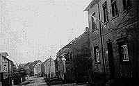 Shot up streets...