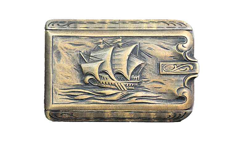 Alfons Goiny's cigarette case