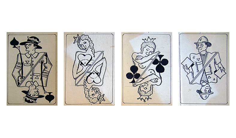 Playing Cards made by prisoners
