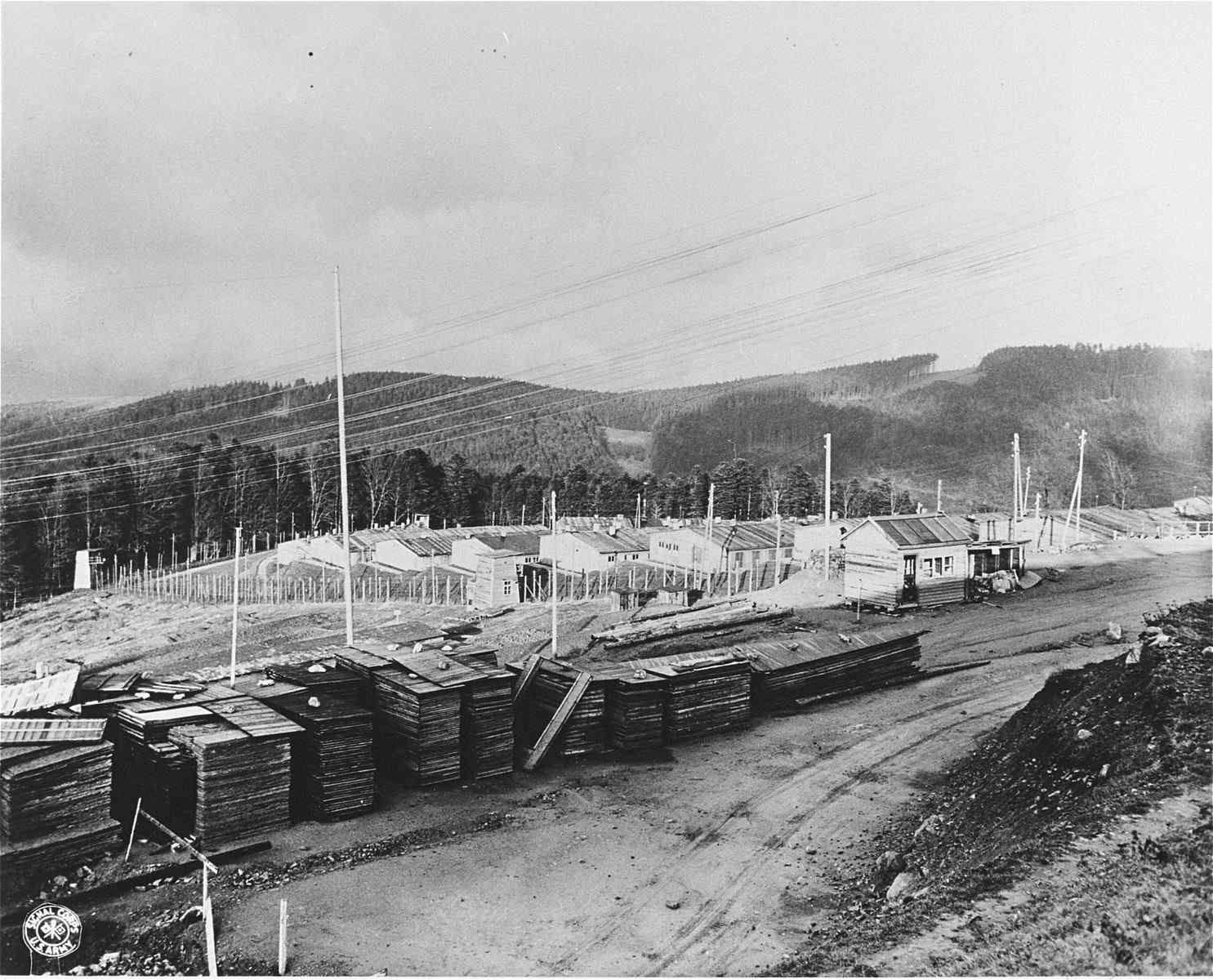 The Natzweiler-Struthof concentration camp after liberation