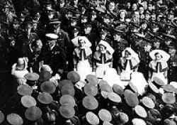 Presentation of colours to the 5th Battalion, the King's Regiment