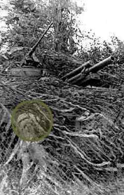 If you look closely you will see Irving standig under the camouflage nets.
