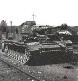 One of numerous German tanks that surrendered to the 3rd Battalion, 347th Regiment
