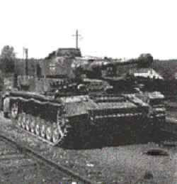 One of numerous German tanks that surrendered to the 3rd Battalion, 347th Regiment