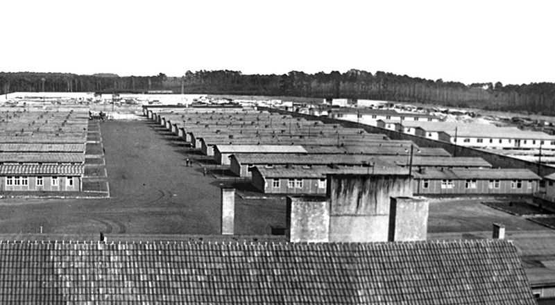 The camp and barracks of Ravensbrück