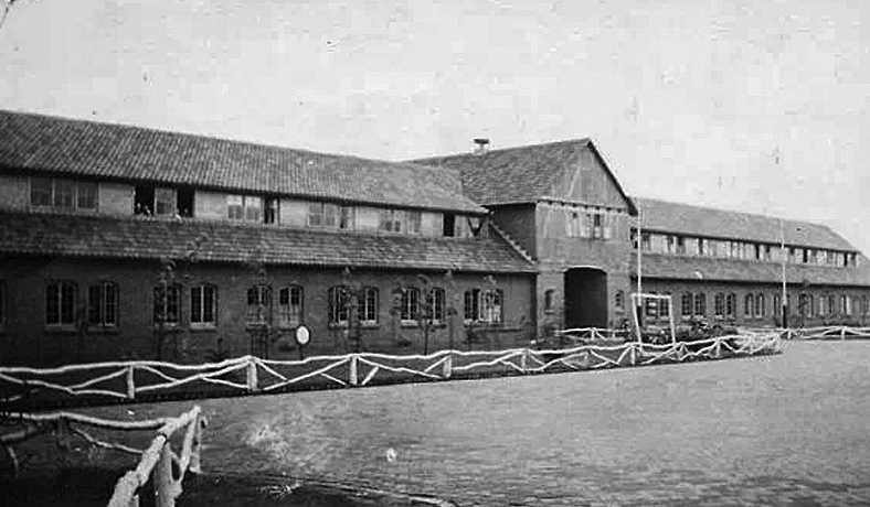 Main building of the Camp Vught Kommandantur in 1945 (collection of National Monument Camp Vught).