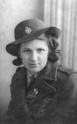 John's wife in land army uniform