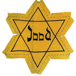 A Dutch Star of David the Jews in occupied Holland were forced to wear