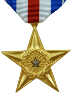 Silver Star. Received for his actions on D-Day