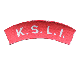 Kings Shropshire Light Infantry shoulder title