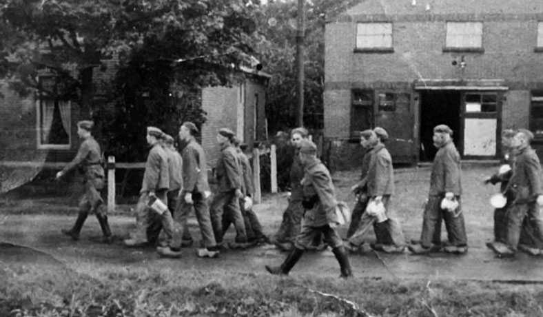 March to Westerbork in April 1945