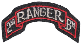 Rangers 2 Battalion shoulder 'scroll'