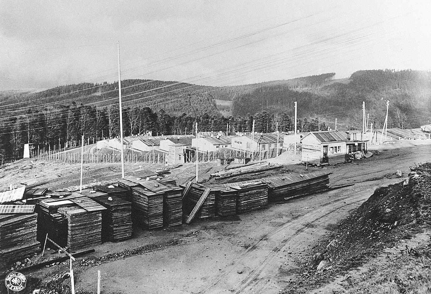 The Natzweiler-Struthof concentration camp after liberation
