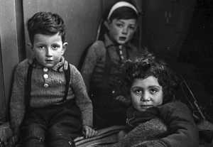 Jewish children recuperate in St. Gallen on February 11, 1945