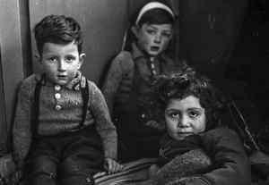 Jewish children recuperate in St. Gallen on February 11, 1945